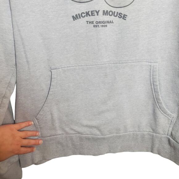 Disney x NEFF Collab Vintage Style Mickey Mouse Grey Hoodie Size XL Sweatshirt - Picture 2 of 12
